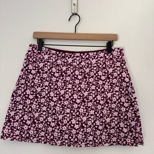 EUC Tranquility by Colorado Clothing Floral Mini Skort - Size Medium